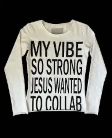 MY VIBE SO STRONG Tops 오피움 계열 y2k 긴팔 티셔츠