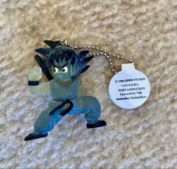 당시물 드래곤볼 손오공 피규어 키링 축광 1986년