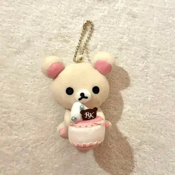 코리락쿠마 케이크 봉제 인형 키링 SAN-X