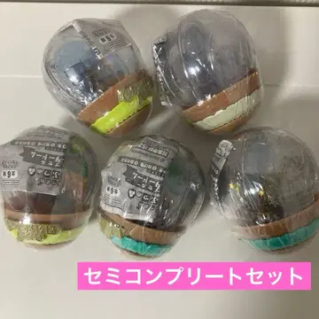 가챠 모여라 동물의 숲 워터돔 5개 세트