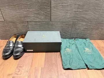 블랙 가죽 로퍼 신발 가방 포함