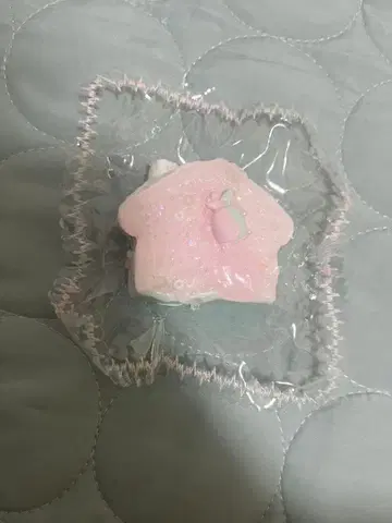 핑크와 화이트의 집 모양 스퀴즈