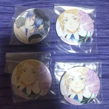 판도라 하츠 꽃말 캔뱃지 엘리엇 리오 4개 세트