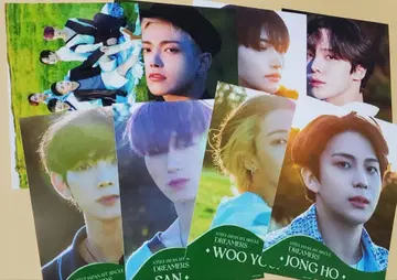 ATEEZ DREAMERS 타워 레코드 브로마이드 사진 8장