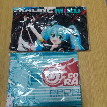 미개봉 새상품 레이싱 미쿠 타월 세트