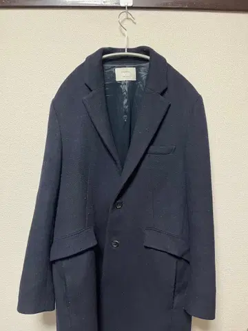 STUDIOUS 네이비 체스터 코트