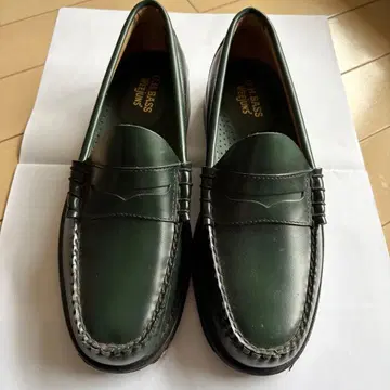 G.H. BASS 지에이치 버스 로퍼 다크 그린