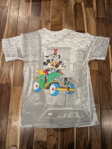 90s velva sheen 디즈니 티셔츠 USA제