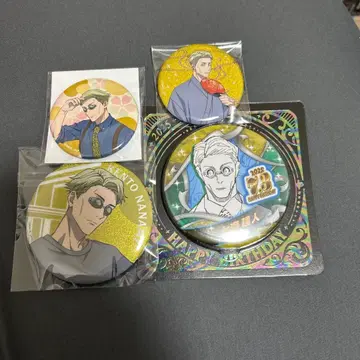 [고품질] 주술회전 나나미 켄토 캔뱃지 4개 세트