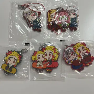 귀멸의 칼날 반쵸코 러버 키링 렌고쿠 쿄쥬로/우즈이 텐겐/칸로지 미츠리