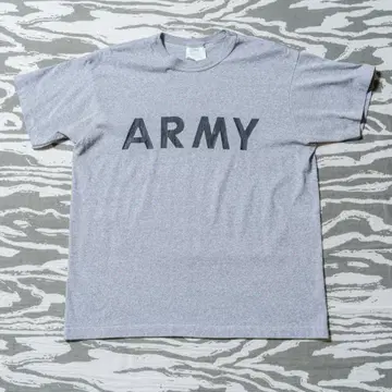 90s U.S. ARMY 멜란지 밀리터리 미군 트레이닝T셔츠