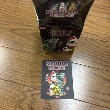 행운 고양이 스켈레톤 피규어 kouun meko