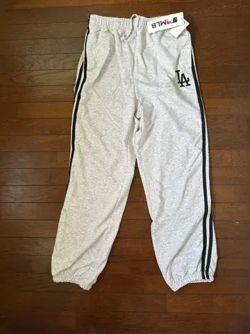 MLB LA 오타니 쇼헤이 로스앤젤레스 다저스 로고 조거 팬츠 그레이