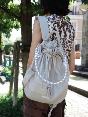 발수 emmi 로고 멀티 백팩 [ 한정 컬러 ]