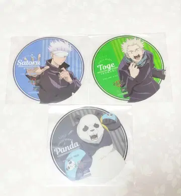 주술회전0 클라퍼즈 다이너 카페 클리어 코스터 묶음 판매