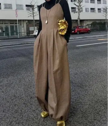 가격 인하 Ameri CROSS JACQUARD ROMPERS 브라운