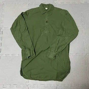 50s 스웨덴군 실물 M55 풀오버 셔츠 레어 사이즈