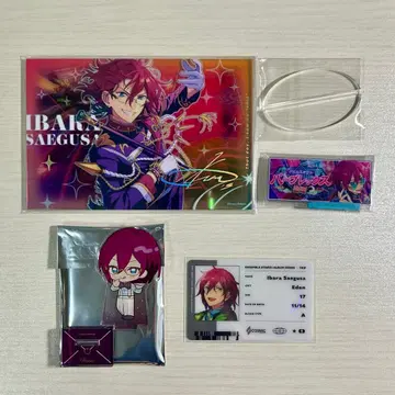 앙스타 사에구사 이바라 아크릴 스탠드 바나콜레 TRIP 특전 4점 세트