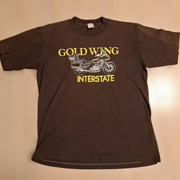 빈티지 T셔츠 L HONDA 바이크 골드윙 인터스테이트