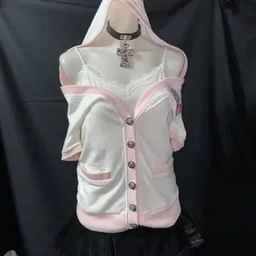 TRALALA 헤이세이 갸루 Y2K 그런지 리즈리사 계열 가디건