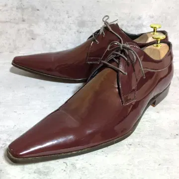 [whoop-de-doo] 스틸레토 에나멜 신발 적갈색 26.5