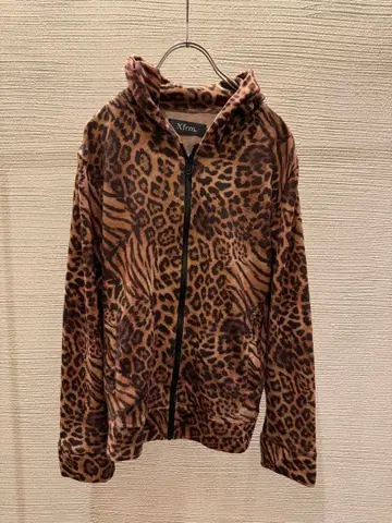 00s archive xfrm leopard hoodie y2k