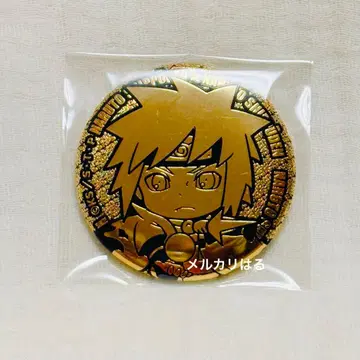 NARUTO-나루토- 돌풍전 나미카제 미나토 니텐고 금 메탈 캔뱃지