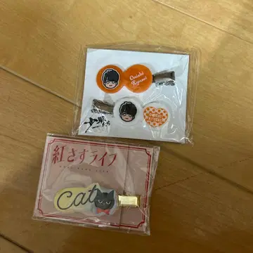 미개봉 새상품 오오니시 류세이 홍조 라이프 헤어핀 소년들 2종 세트