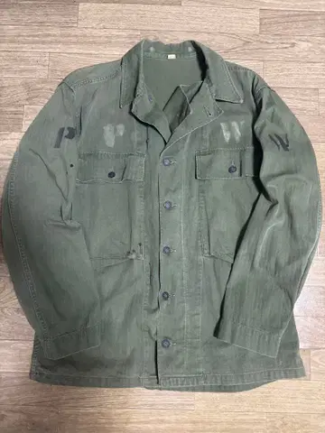 [레어] 1940s M43 밀리터리 자켓 PW 스텐실 vintage