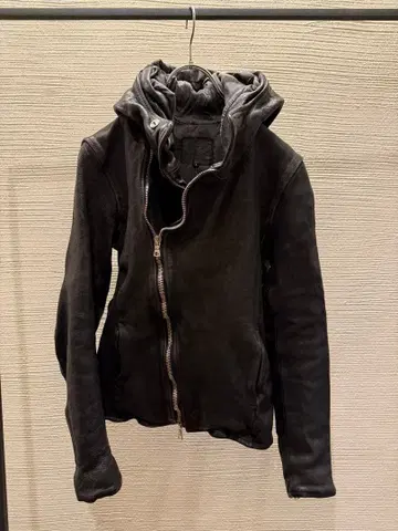 back lash leather biker jacket hoodie