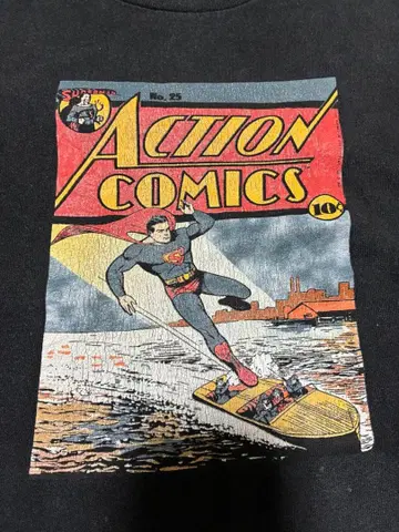 SUPERMAN 00's T-SHIRT XL BOX silhouette