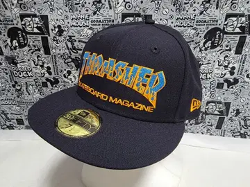 THRASHER SKATEBOARD 캡 네이비 59FIFTY