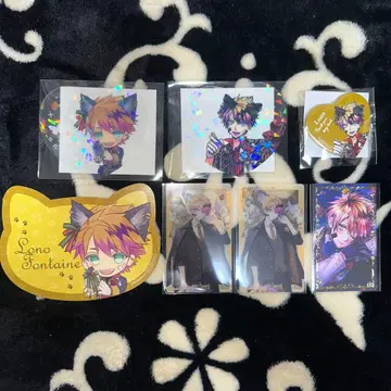 악마 집사와 검은 고양이 아쿠네코 로노 난자타운 캔뱃지 카드 배틀 컬렉션