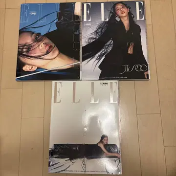 ELLE 한국어판 3권 세트 지수 JISOO 잡지