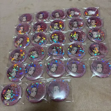 블루 록 홀로그램 캔뱃지 사에 산리오