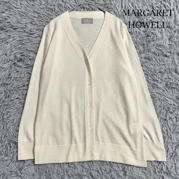 새상품급 마가렛호웰 x 존스메들리 메리노 V넥 가디건 M