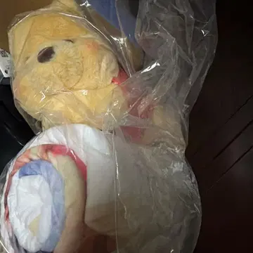 디즈니 스토어 푸우 담요 봉제 인형 미사용 새상품
