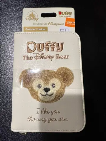 새상품 더피 여권 홀더 커버 케이스 홍콩 디즈니