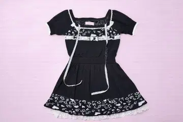 트라라 리즈리사 니트 미니 원피스 음표 레어