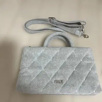 FEILER 페일러 유니 미니 숄더 백 실버 그레이