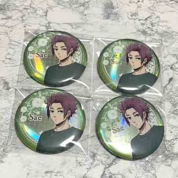 블루 록 이토시 사에 캔뱃지 White&Pistachio