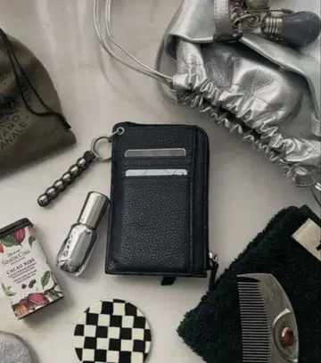 호시 기획 천연 가죽 스터드 프래그먼트 케이스 블랙 미개봉