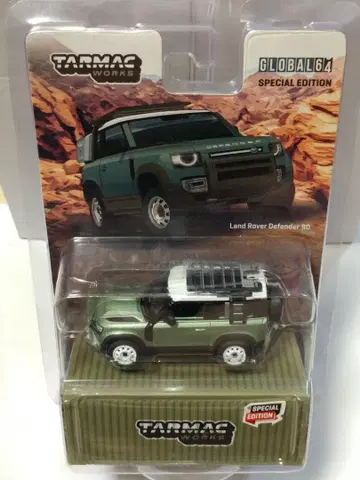 타막 웍스 1/64 랜드로버 디펜더 90 그린