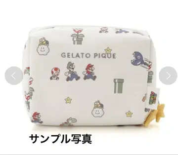 새상품 미사용 젤라또피케 [ 슈퍼 마리오 ] 올 패턴 파우치