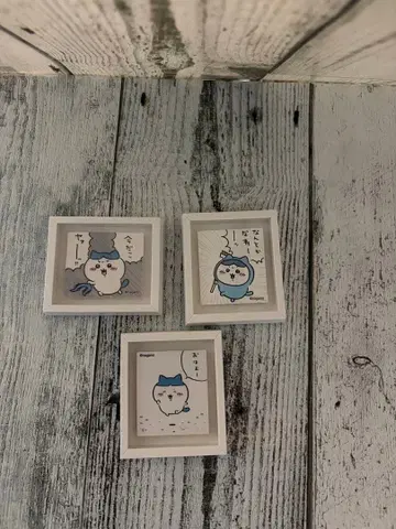 치이카와 프레임 마그넷 컬렉션 하치와레 3종 세트