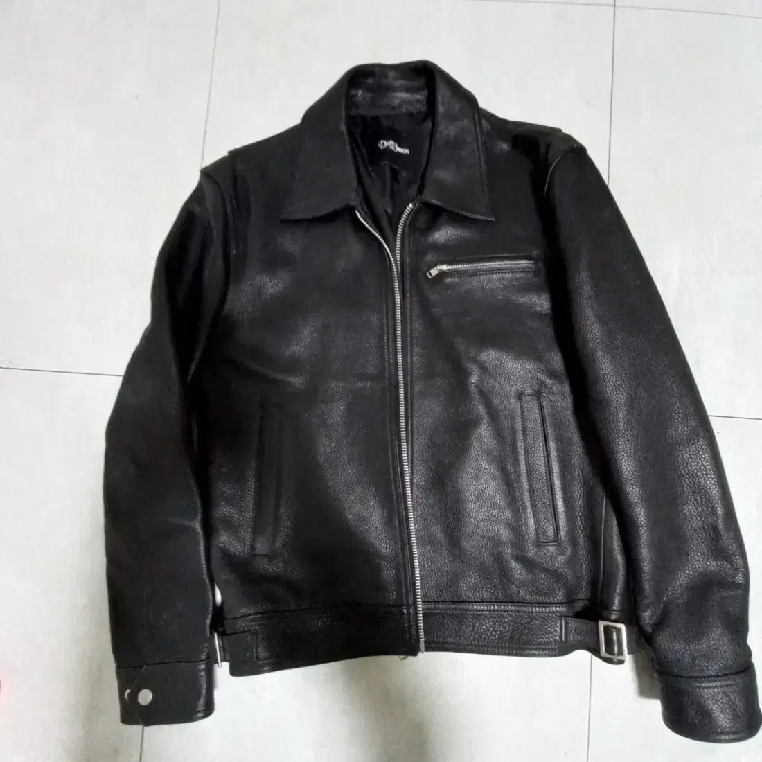 Doffjason Cowhide Single Jacket Black L #도프제이슨,#도프제이슨