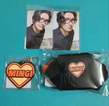 ATEEZ FC 복권 온라인 복권 민기 트레이딩 카드 키링 파우치