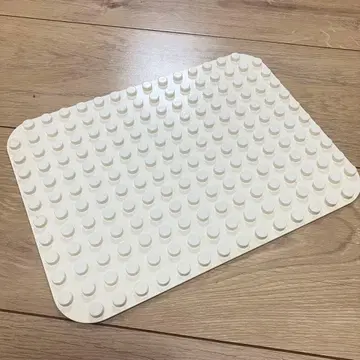 정품 레고 듀플로 기초판 화이트 얇은 타입 플레이트 단품 레어