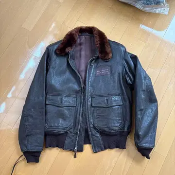빈티지 플라이 자켓 AN-J-3A G1 가죽 자켓