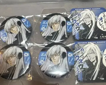 아마노 아키라 전시회 가정교사 히트맨 REBORN! 리본 스쿠알로 캔뱃지